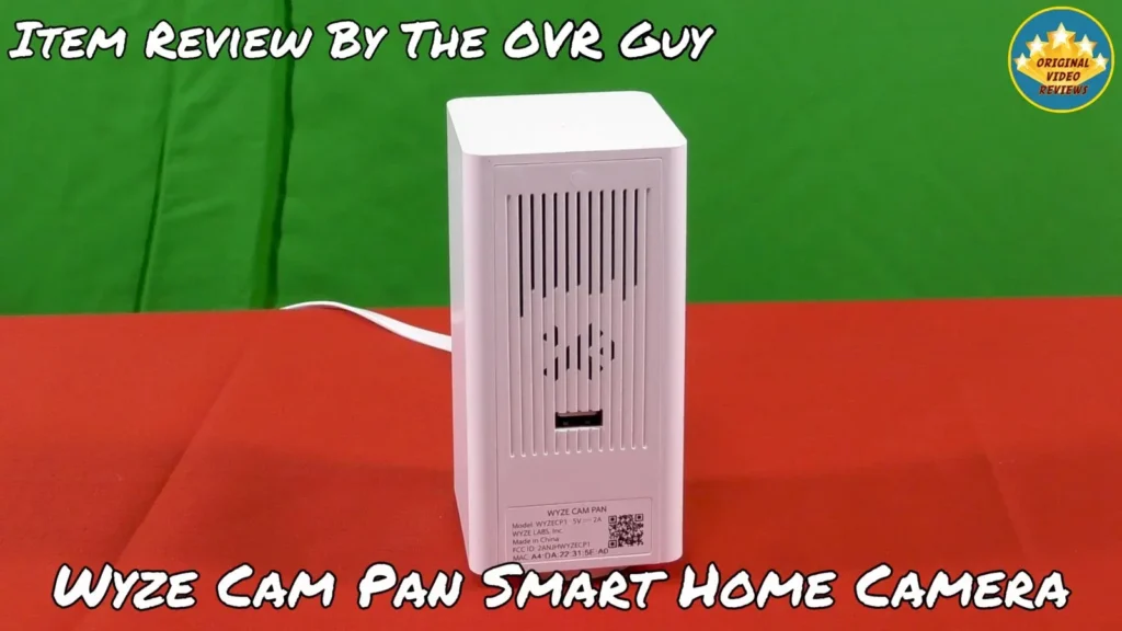 Back panel with label and speaker | Wyze Cam Pan