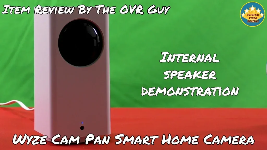 Internal speaker demonstration | Wyze Cam Pan