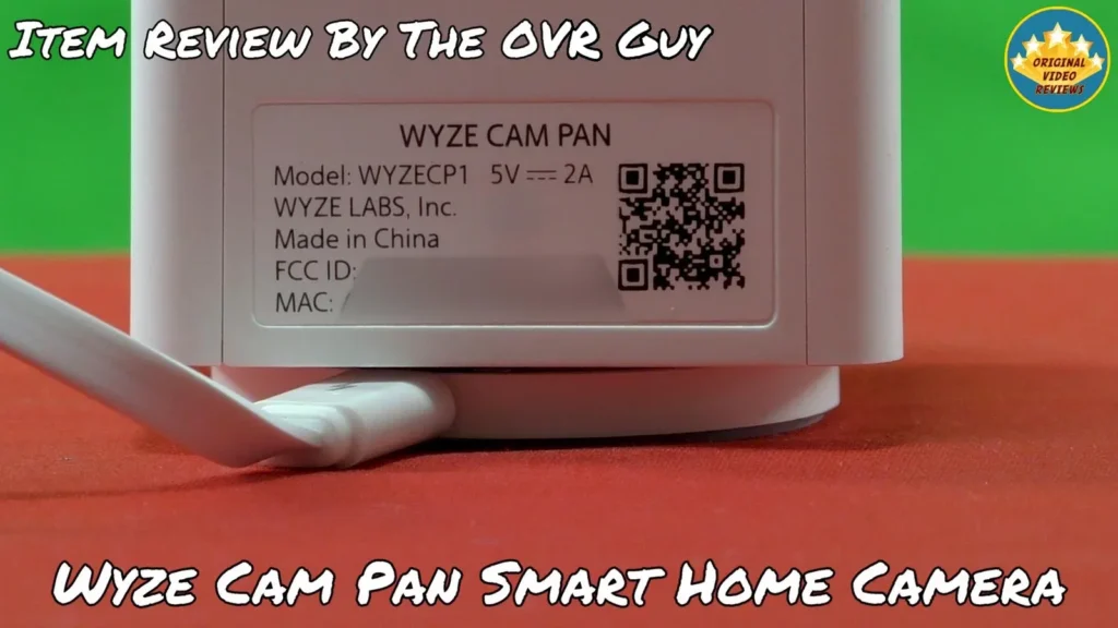 Model label WYZECP1 | Wyze Cam Pan