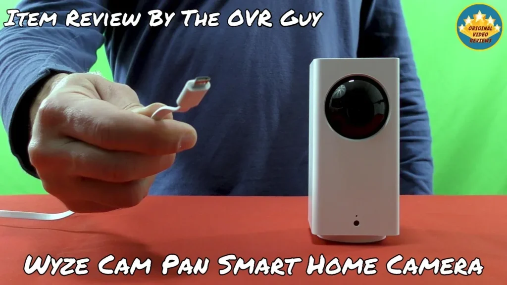 USB cable in hand | Wyze Cam Pan