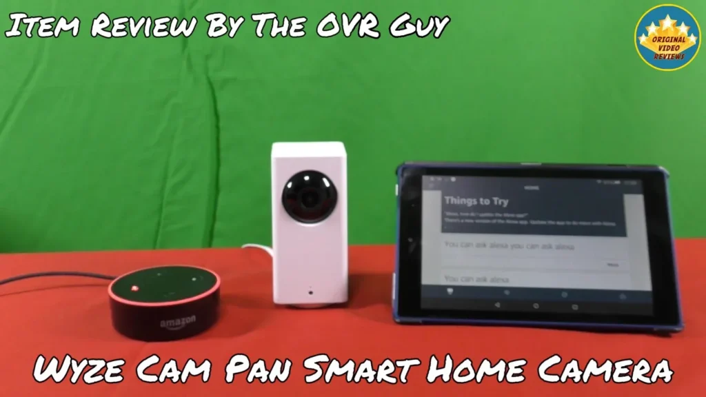 With an Echo Dot and a tablet, second angle | Wyze Cam Pan