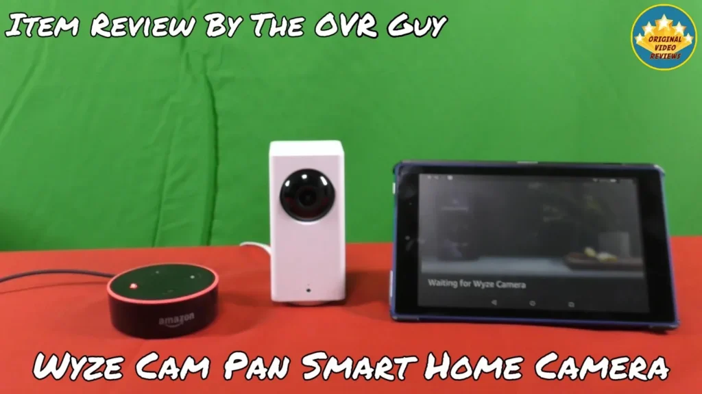 With an Echo Dot and a tablet, third angle | Wyze Cam Pan